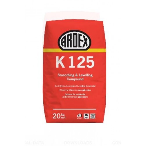 Ardex K125 Levelling & Smoothing Compound - 20KG