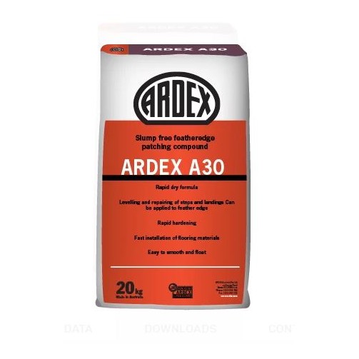 ARDEX A30 - Feather edge patching compound - 20KG